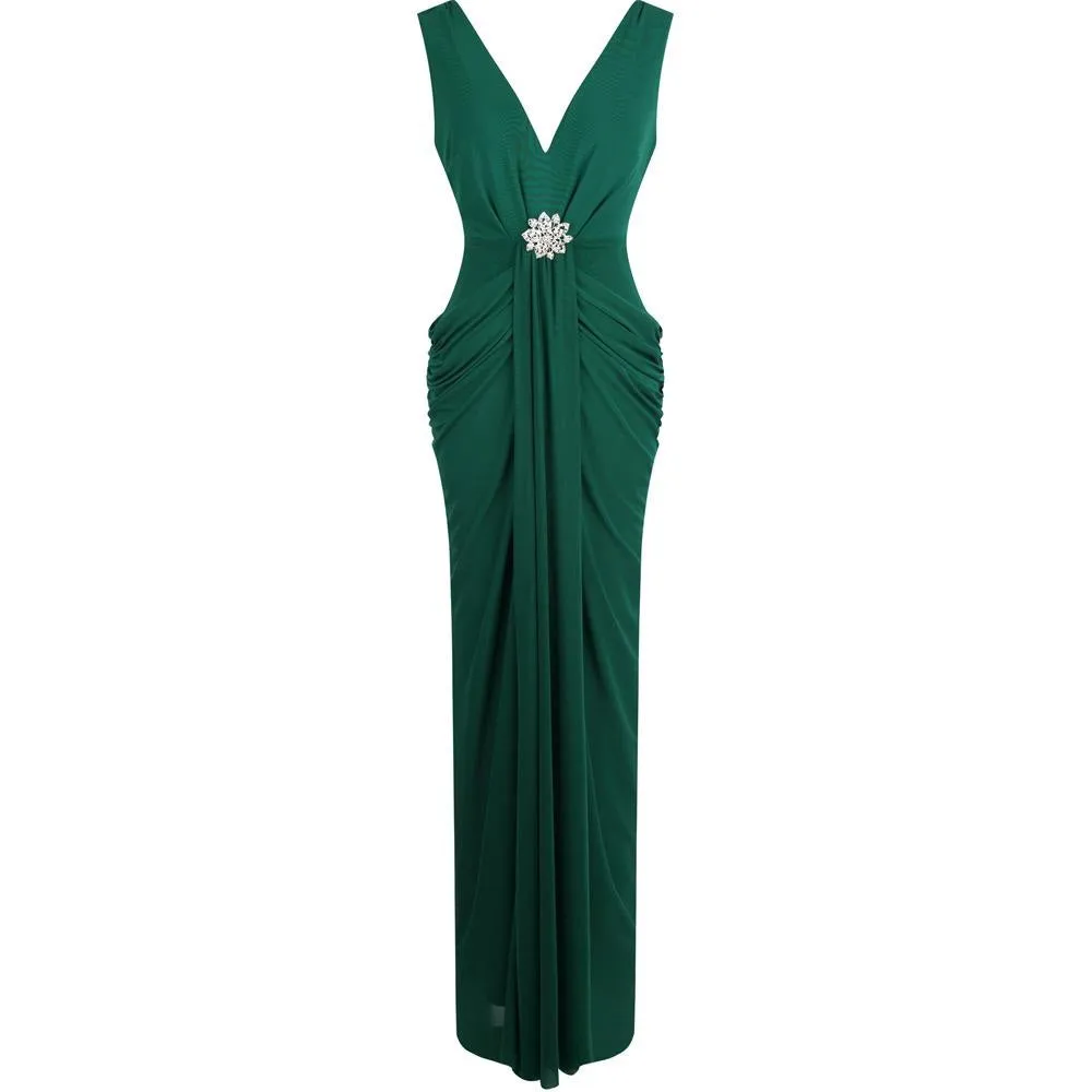 Women's V Neck Evening/Bridesmaid Dress/ Formal Occassion Dress