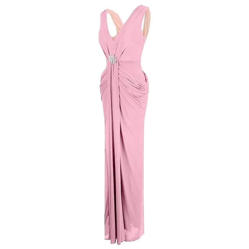 Women's V Neck Evening/Bridesmaid Dress/ Formal Occassion Dress