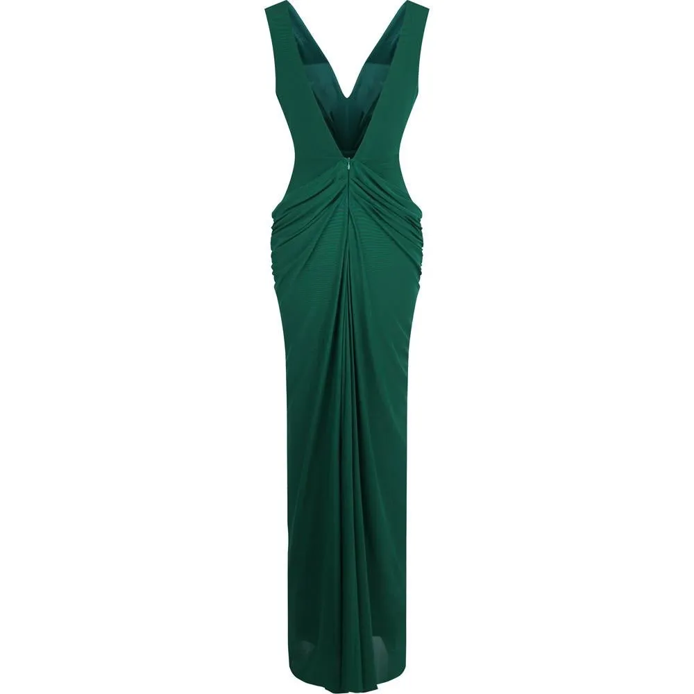 Women's V Neck Evening/Bridesmaid Dress/ Formal Occassion Dress