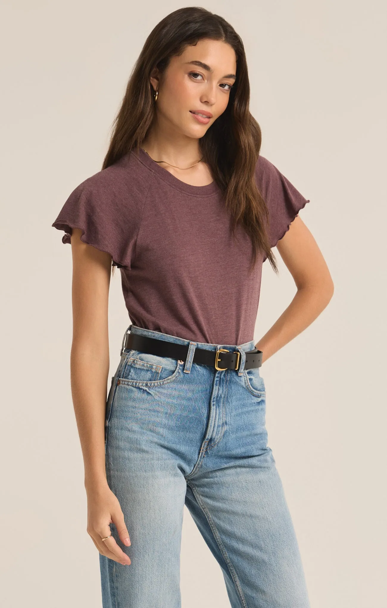 Z Supply Abby Flutter Tee